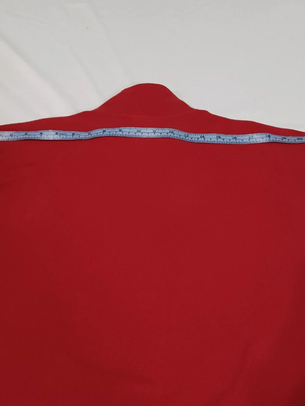 The North Face TKA 100 Fleece Pullover Mens Large Red 1/4 Zip Lightweight Jacket